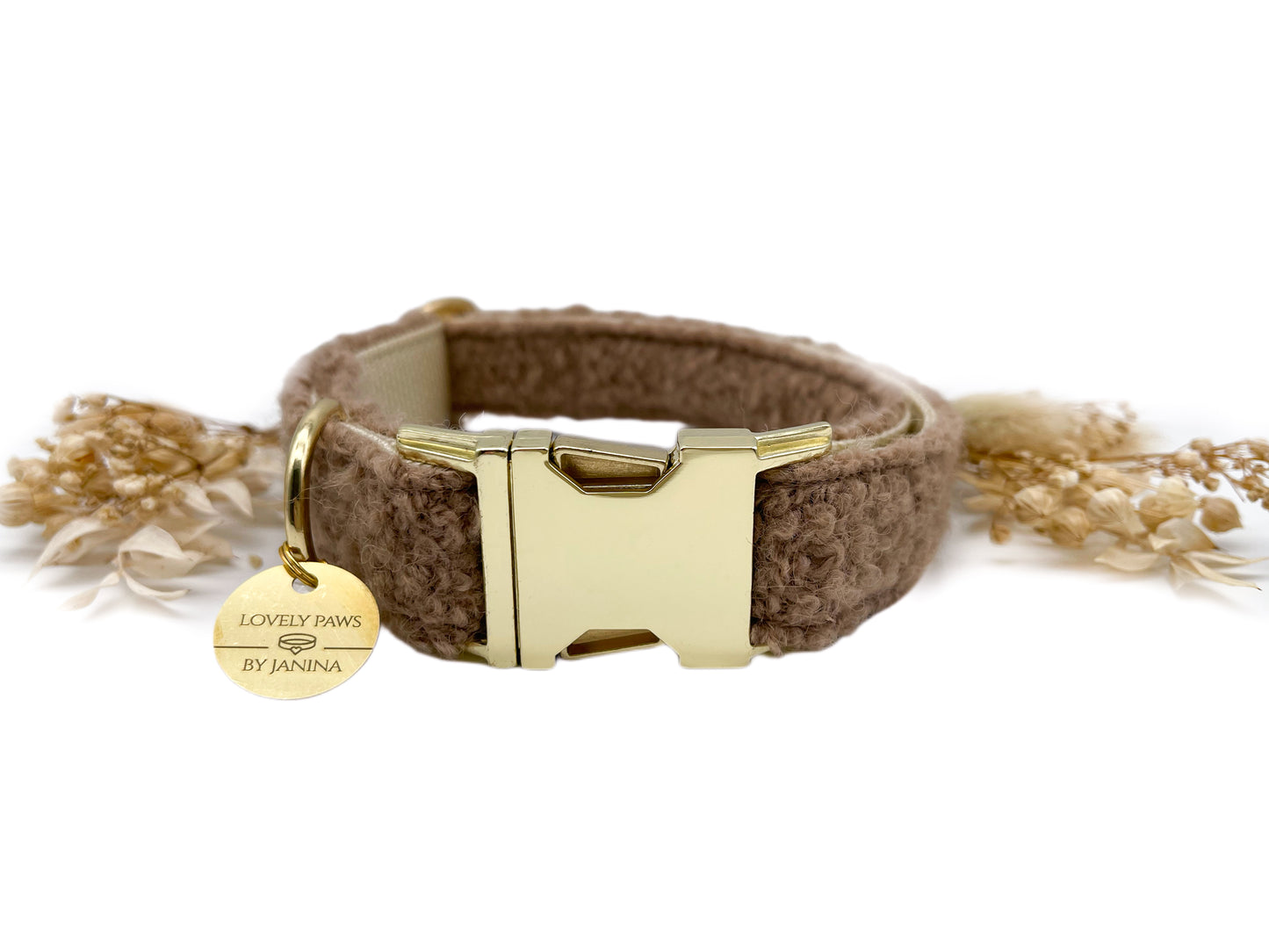 Hundehalsband TEDDY BROWN