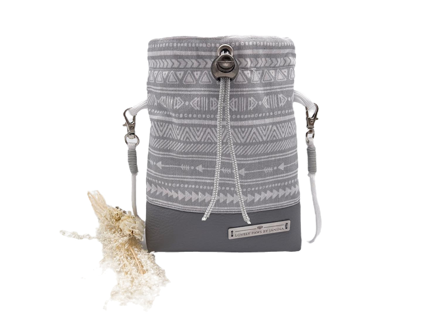 Leckerlitasche GREY ETHNO