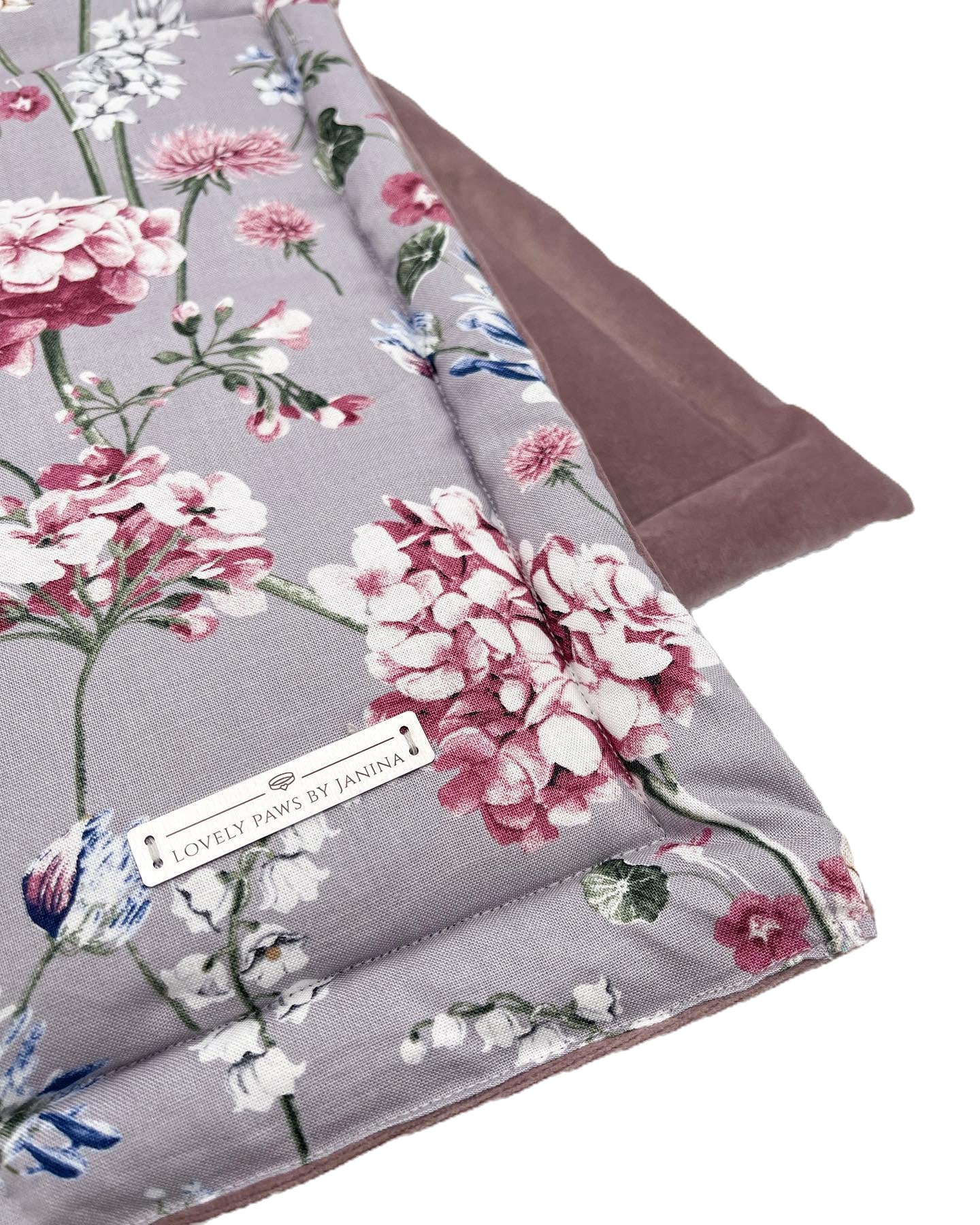 Hundedecke GREY HORTENSIA