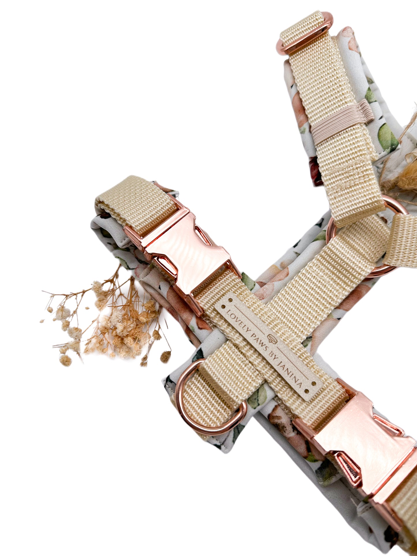 Brustgeschirr BEIGE ROSE