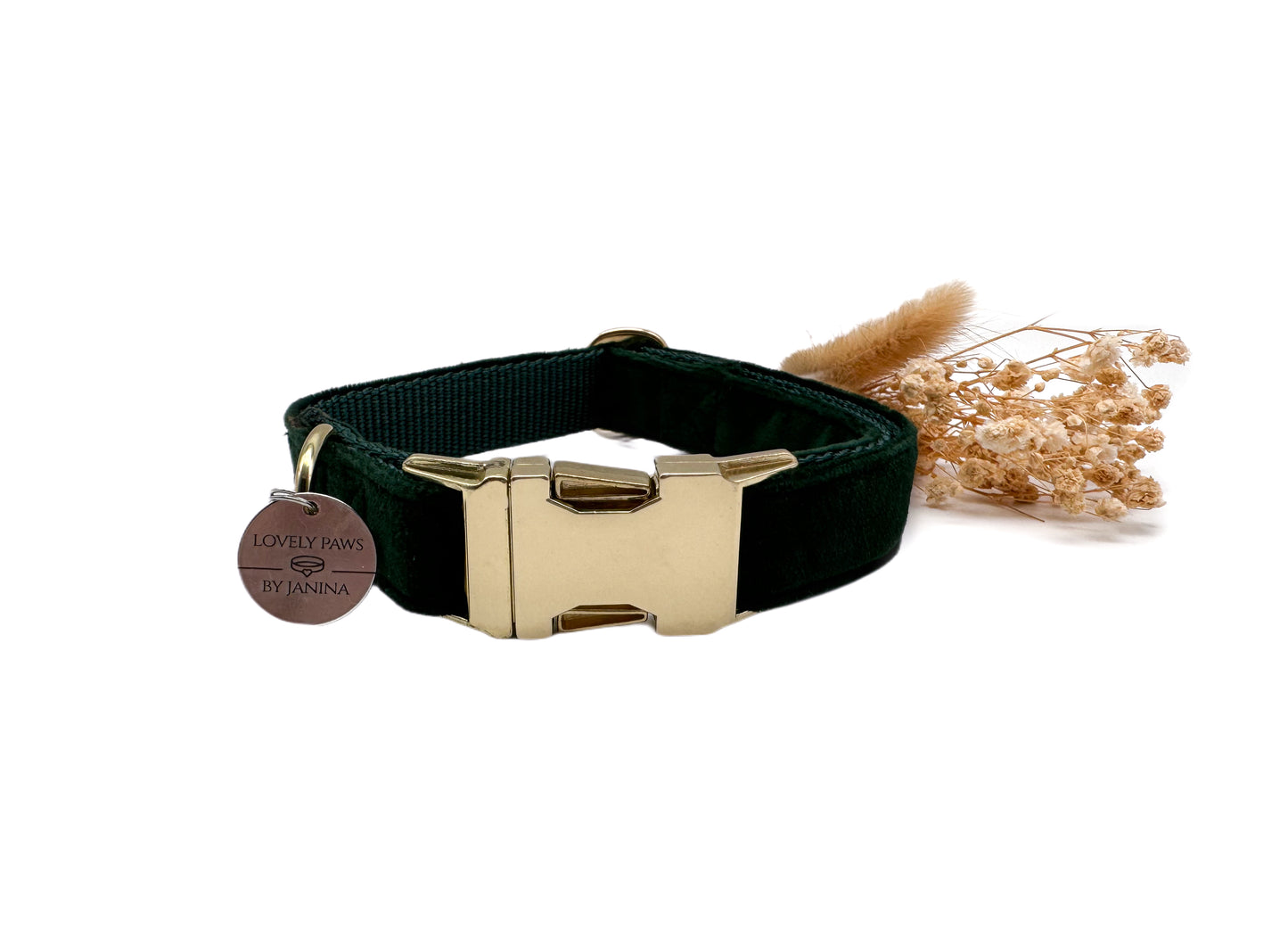 Hundehalsband GREEN VELVET