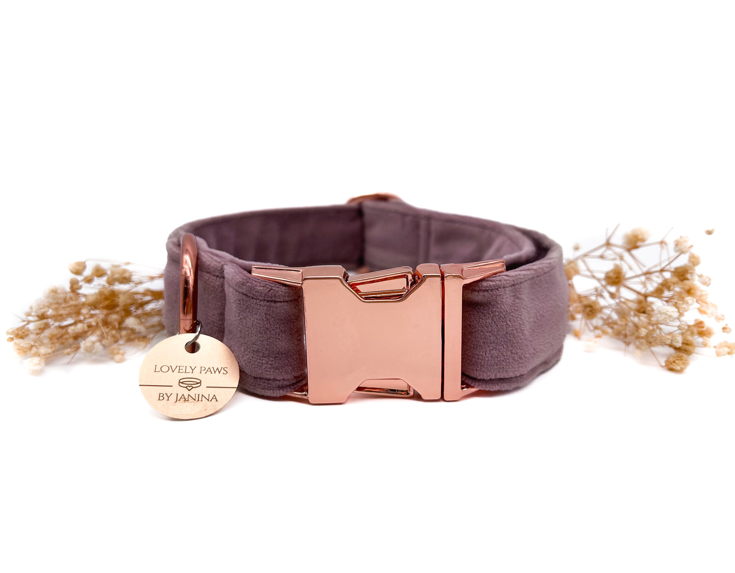 Hundehalsband LILAC VELVET