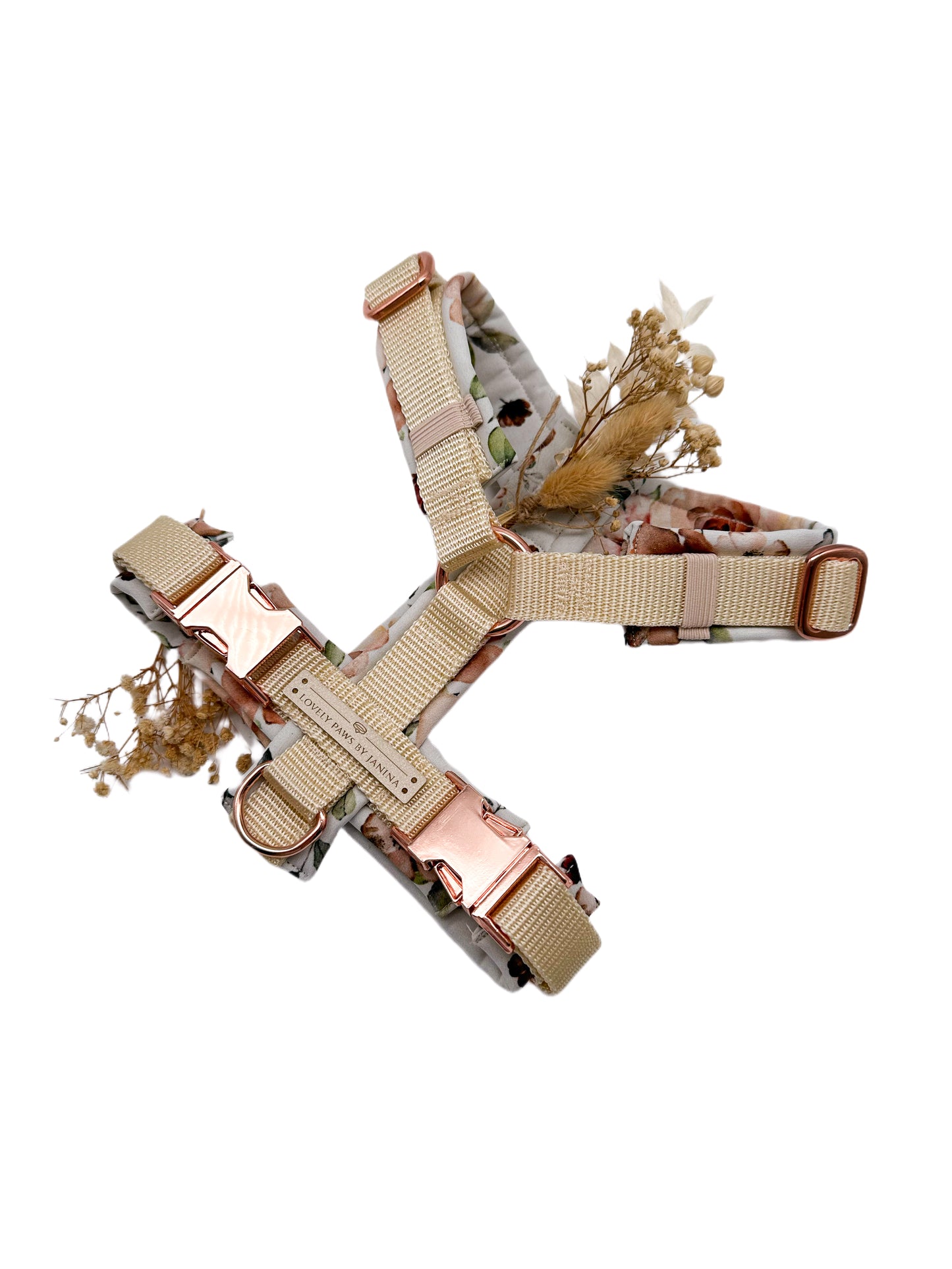 Brustgeschirr BEIGE ROSE