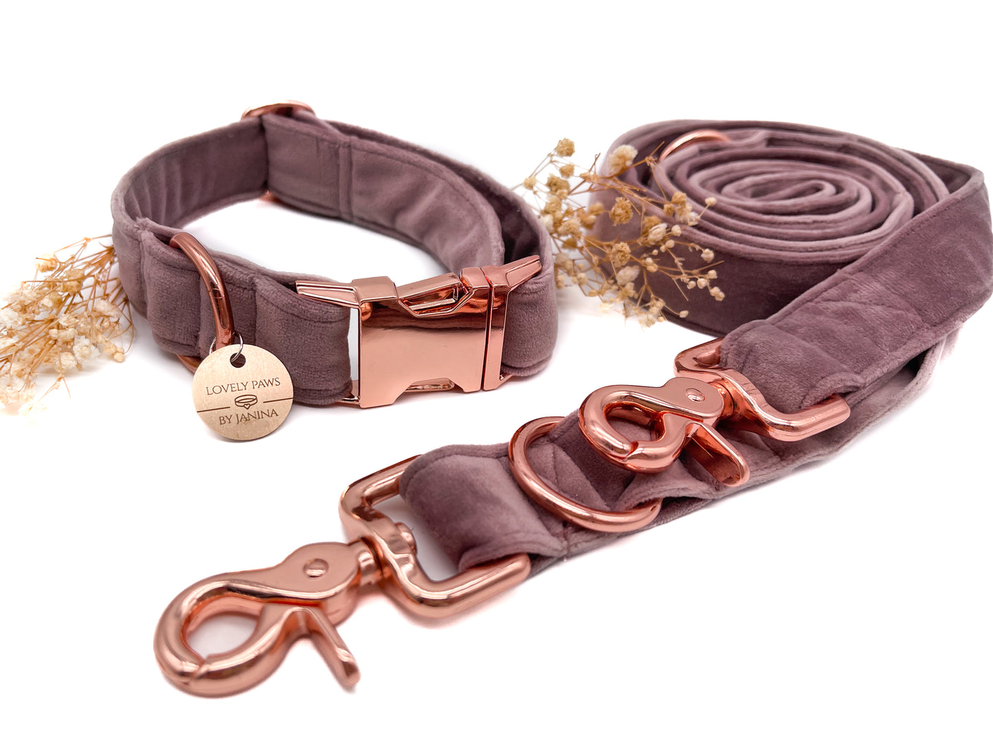 Hundehalsband LILAC VELVET