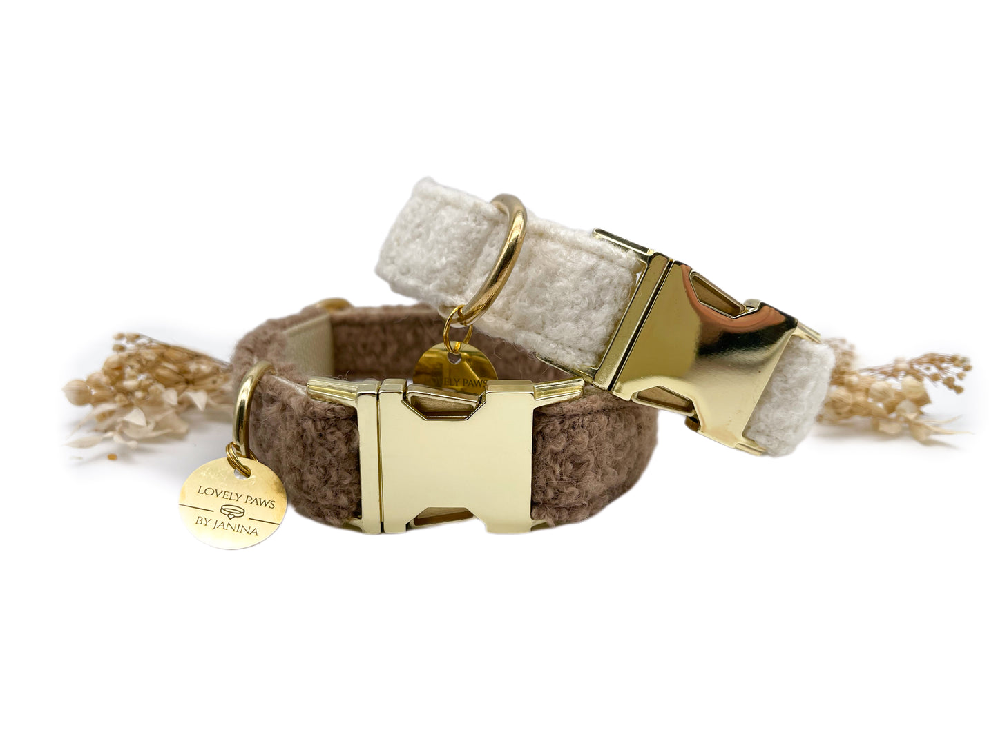 Hundehalsband TEDDY WHITE