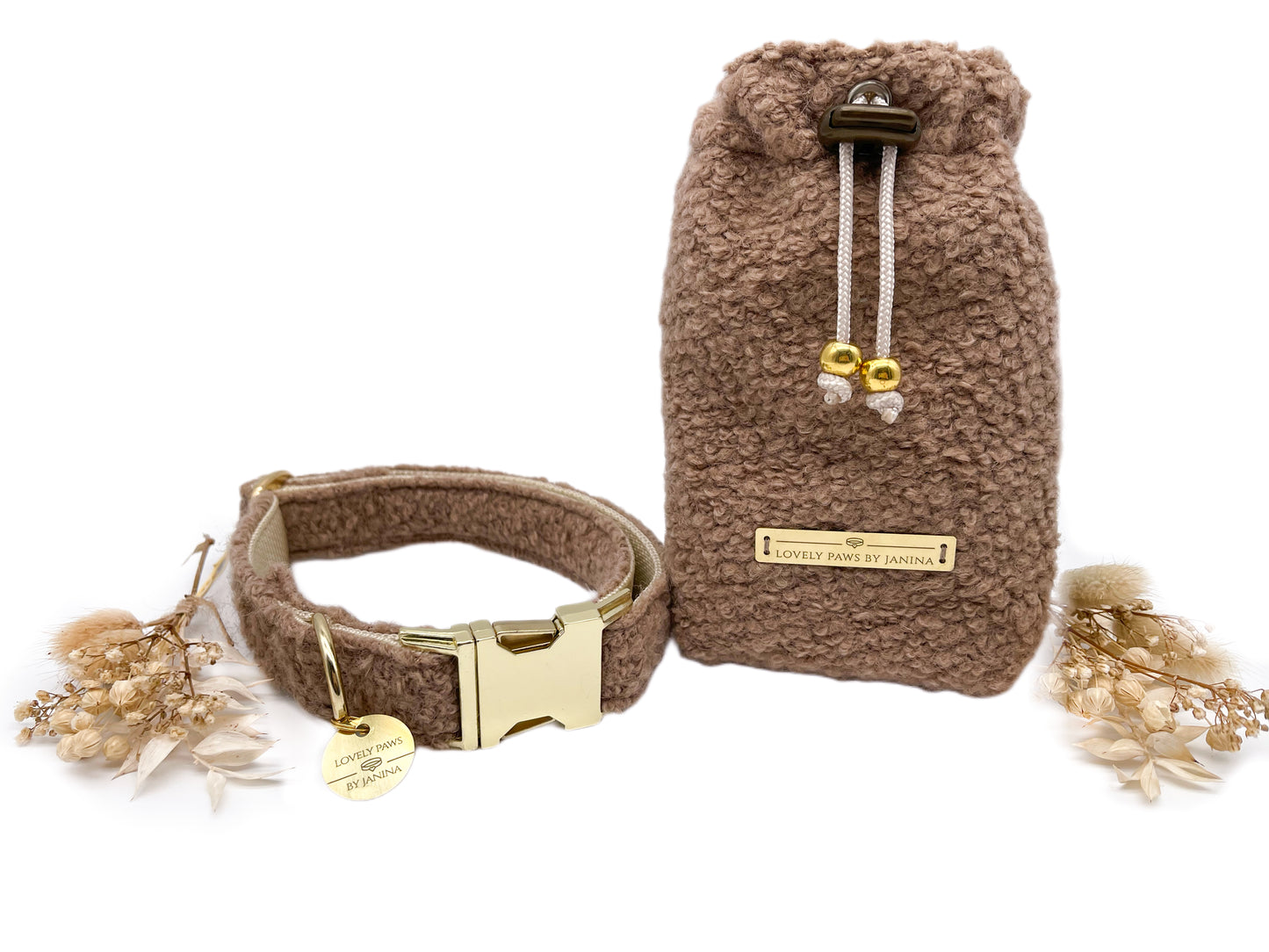 Hundehalsband TEDDY BROWN