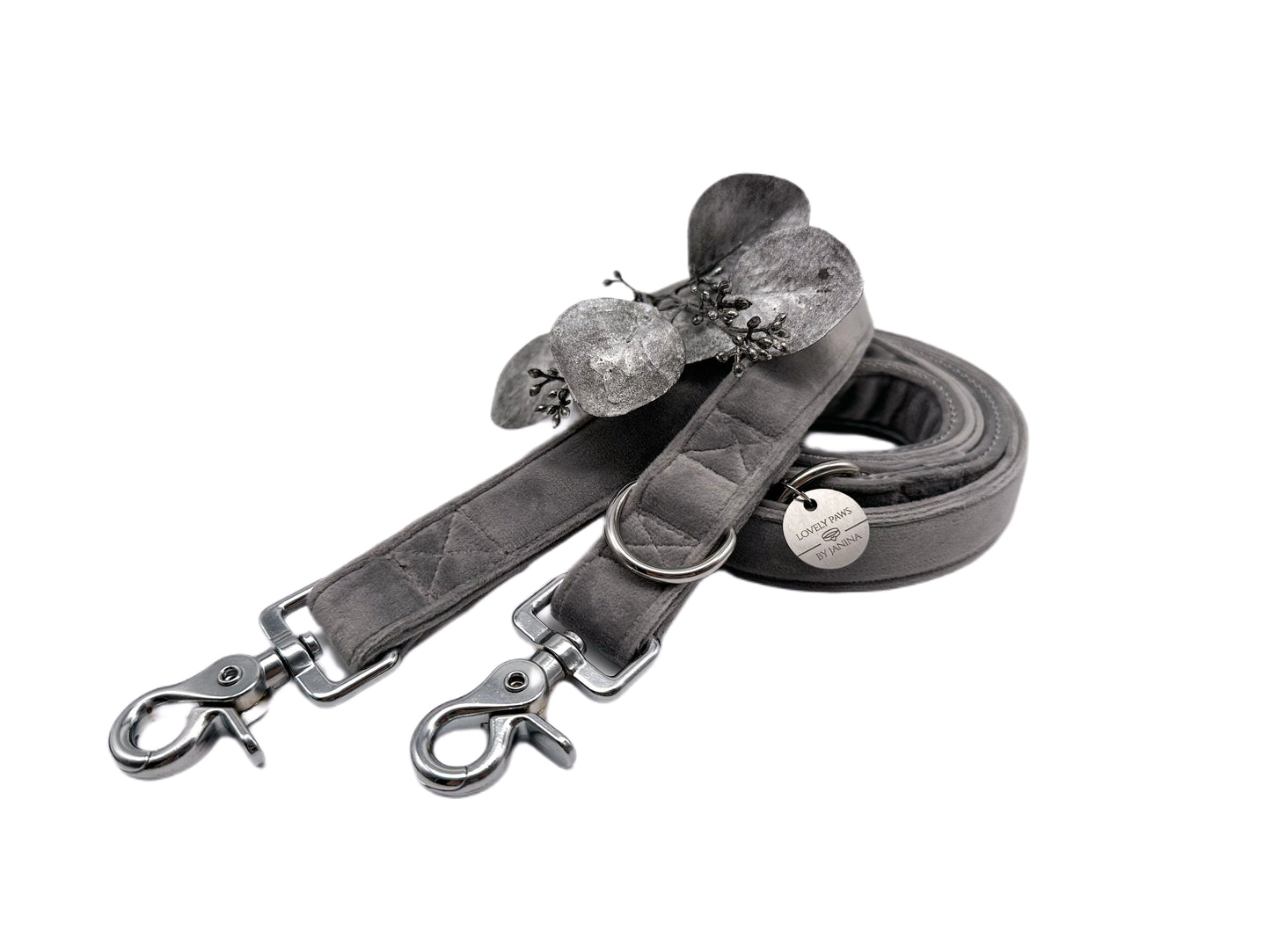 Hundeleine GREY VELVET