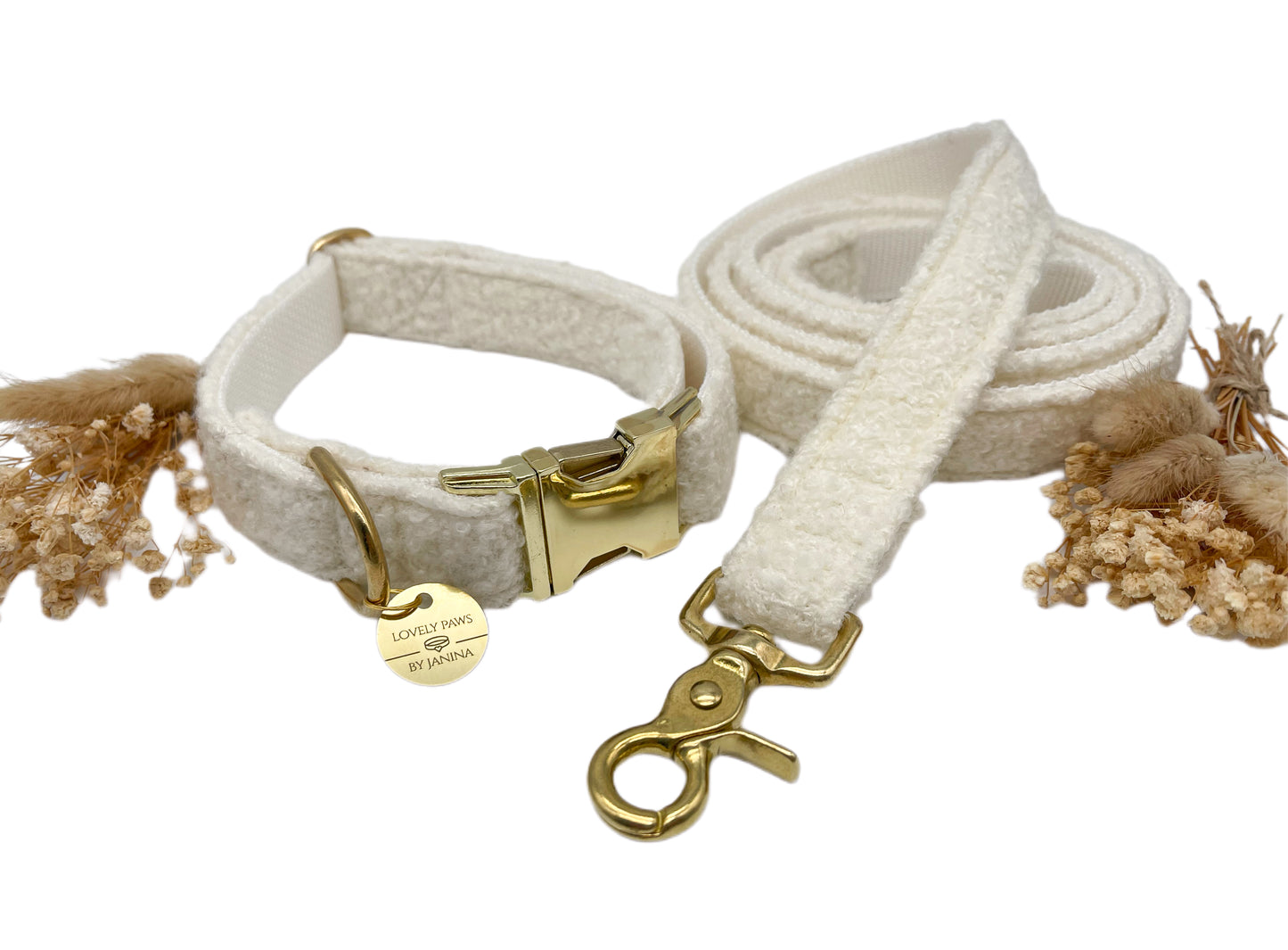 Hundehalsband TEDDY WHITE