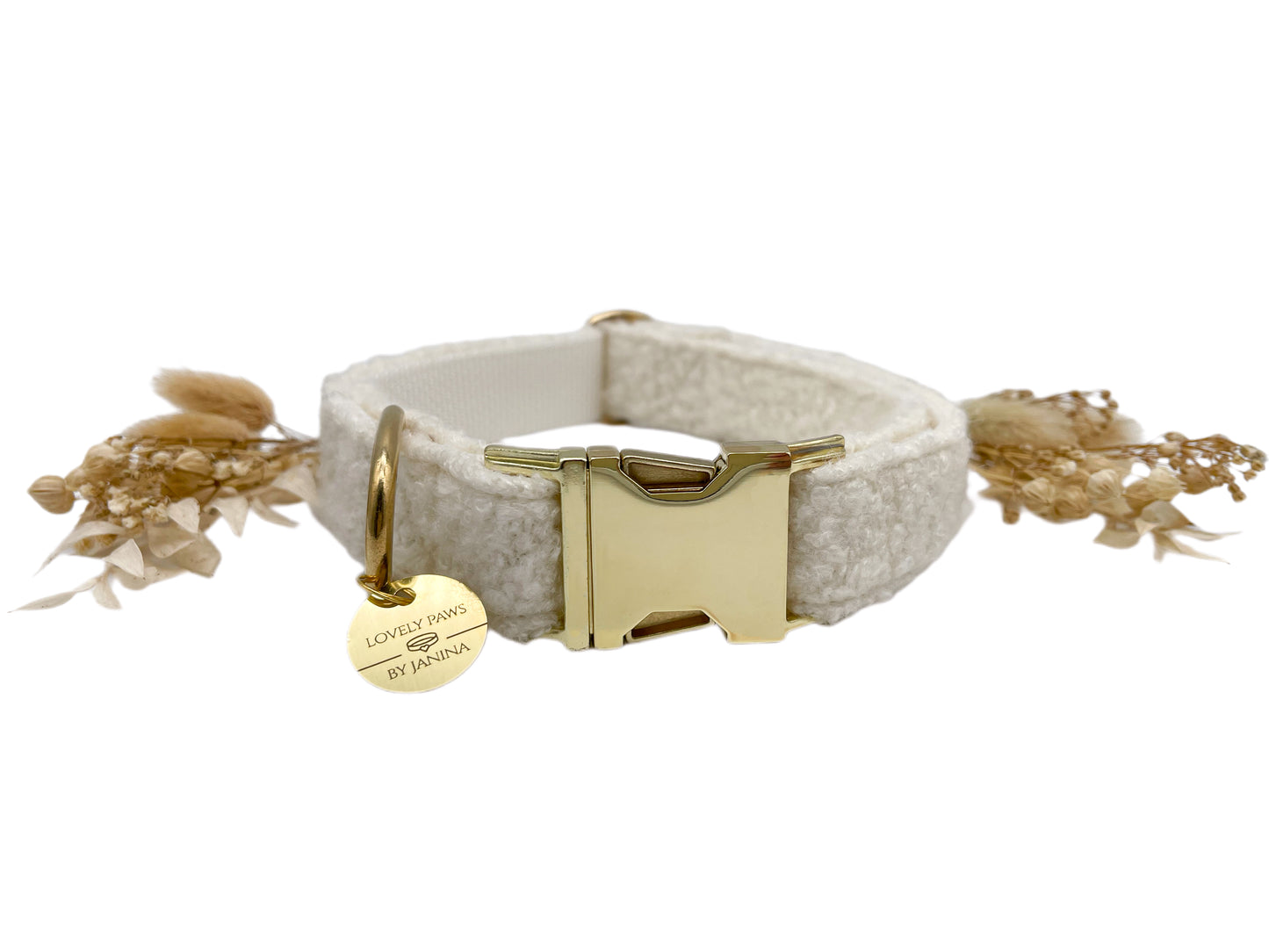 Hundehalsband TEDDY WHITE