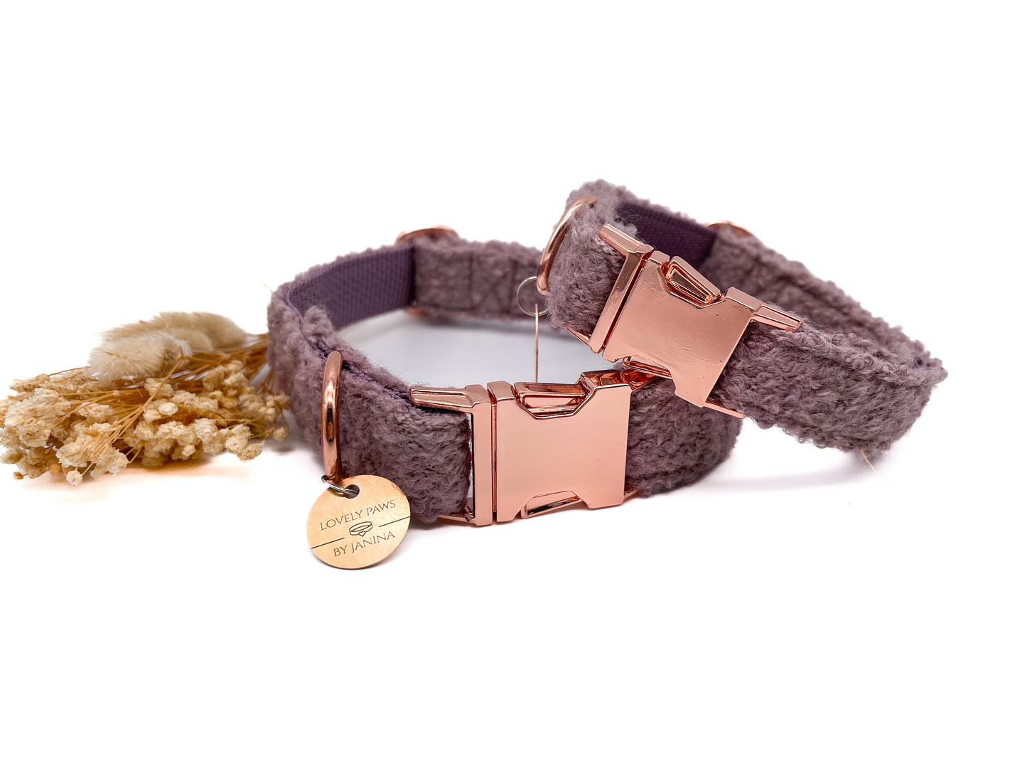Hundehalsband TEDDY LILAC