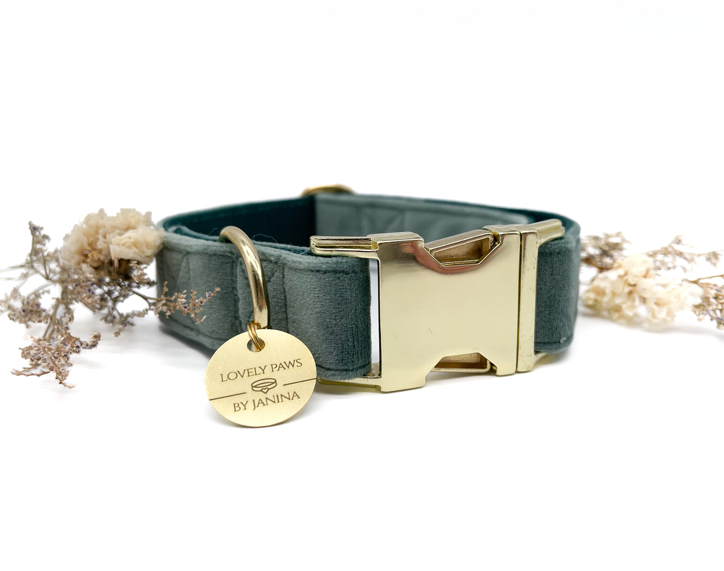 Hundehalsband SAGE VELVET
