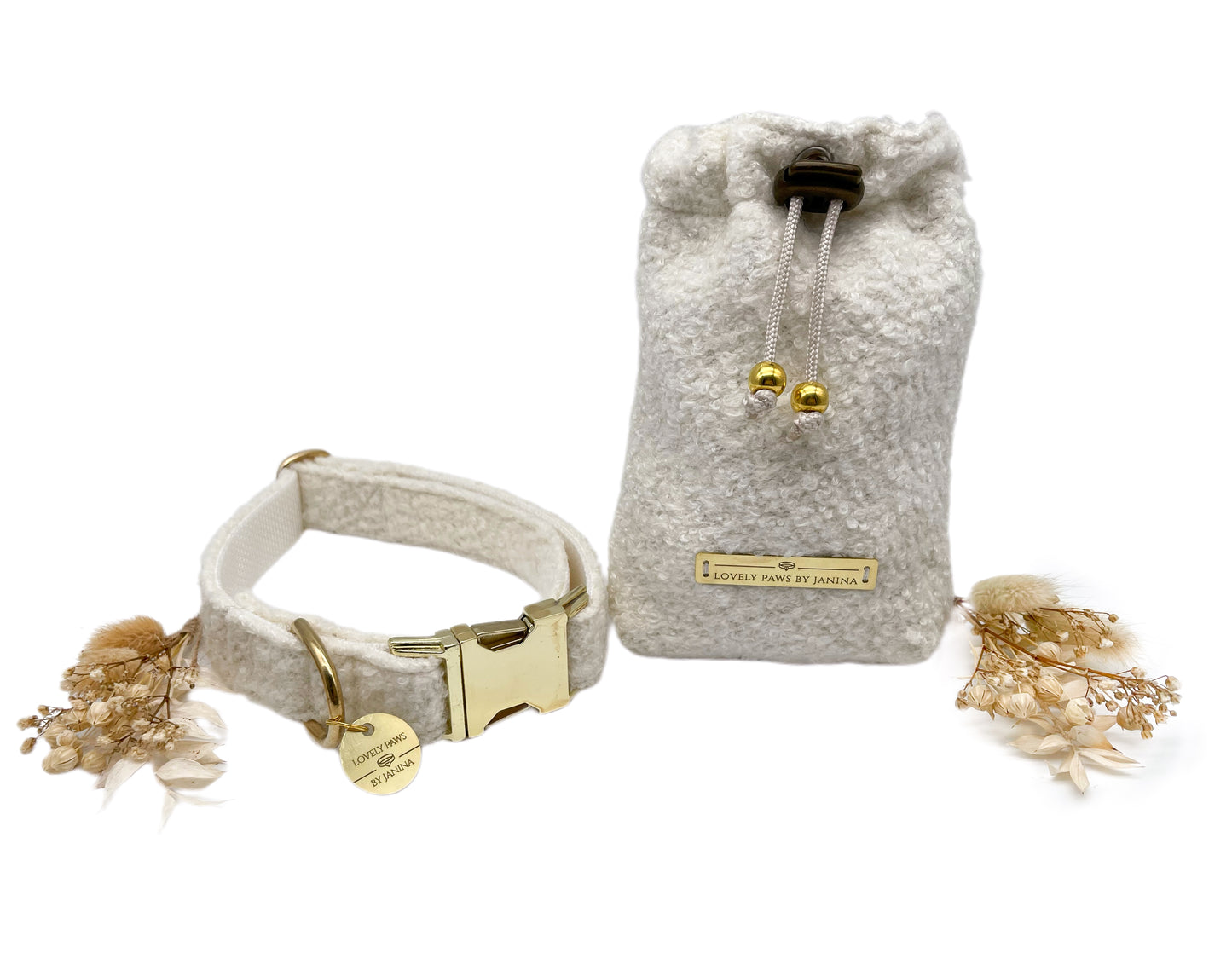 Hundehalsband TEDDY WHITE