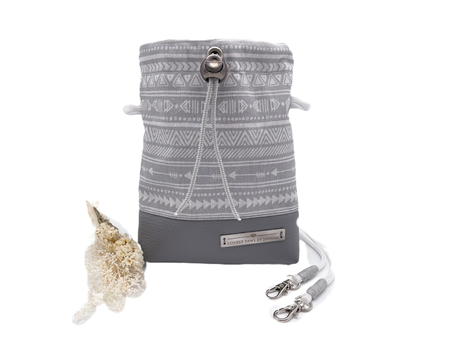 Leckerlitasche GREY ETHNO